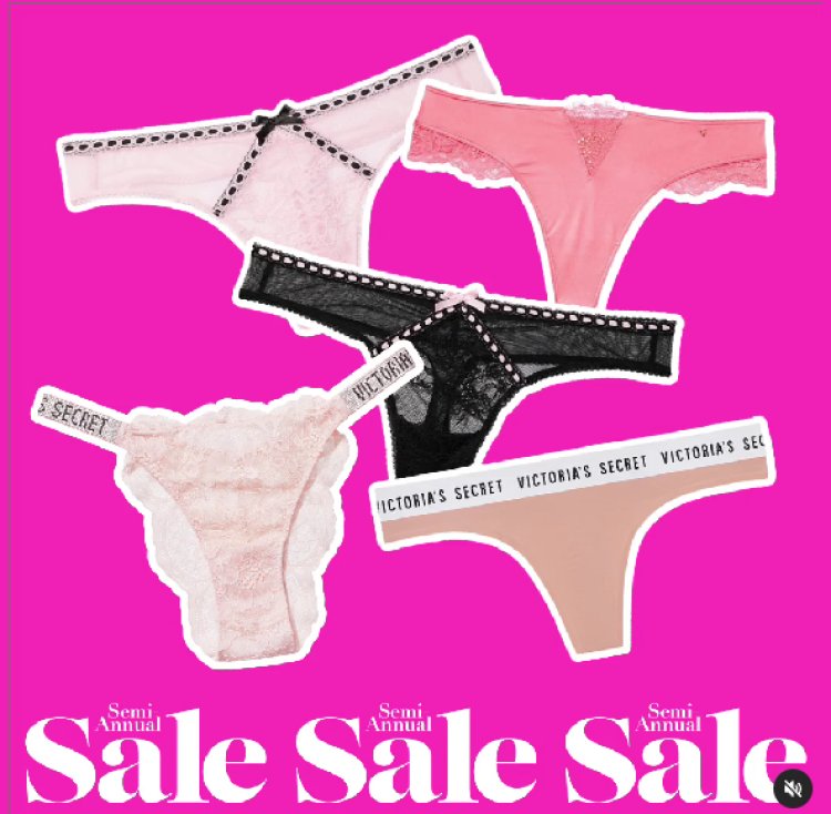 Victoria Secret Buy 1 get 2 free panties The semi annual sale till 10 Jan 2023