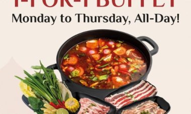 Suki-Suki Thai hotpot 1 for1 regular buffet Monday to Thursday all day till 28 Feb 2023