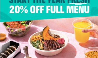 Deliveroo 20% off from Saladstop Group Wooshi Heybo and Smoosha till 15 Jan
