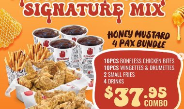 4Fingers Crispy Chicken Honey Mustard bundle $37.95 combo for 4 person