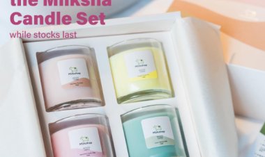 Milksha limited edition candle set perorder now till 1 Feb