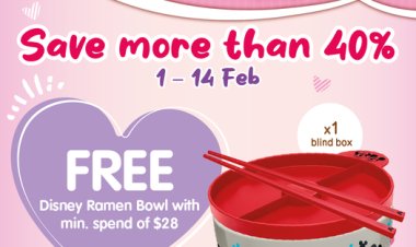 7-Eleven Valentine Day free Disney Ramen Bowl when you spend $28