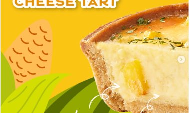 Paris Baguette sweet corn cheese tart 4 for $12.50 (up $14)