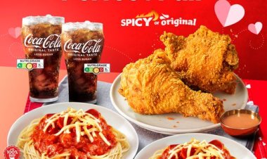 Jollibee Valeentine perfect pair meal @ $14 (UP $16.20)