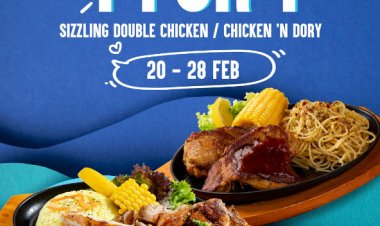 Mfm 1 for 1 sizzling double chicken or chicken and dory @ $16.90 till 28 Feb at Northpoint City