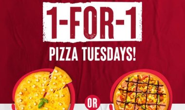 Pizza Hut Tuesday buy 1 free 1 every Tuesday