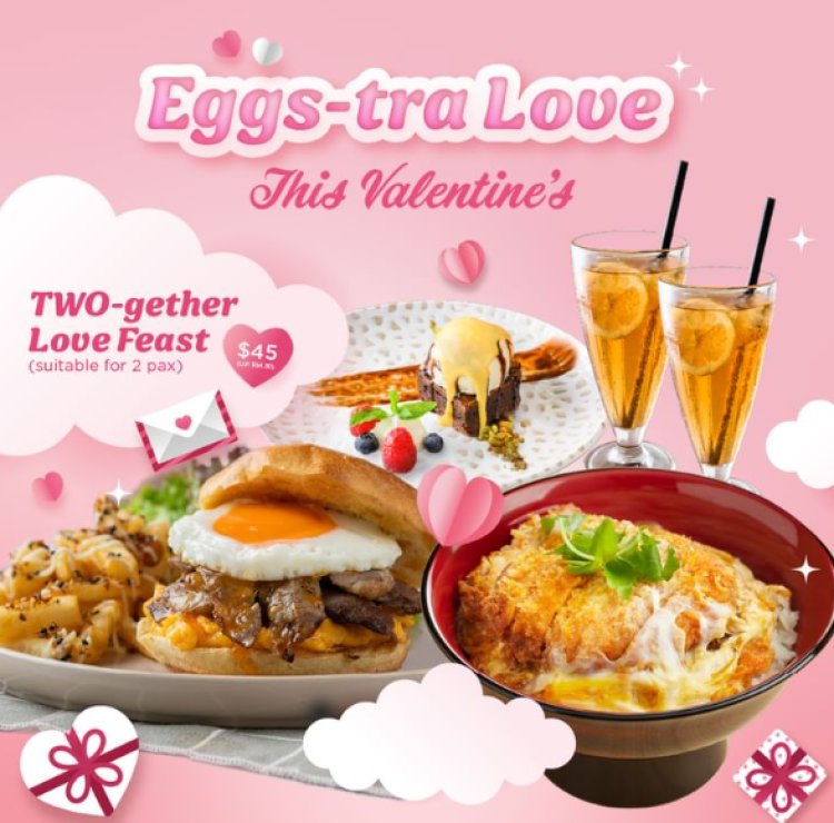 Tamago En eggs-tra Love $45+ (UP $54.30) meal for 2 this Valentine