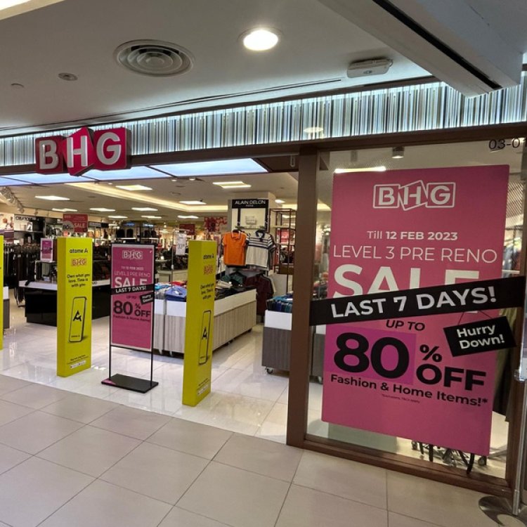 BHG Bishan pre-reno sale up to 80% off dont miss it