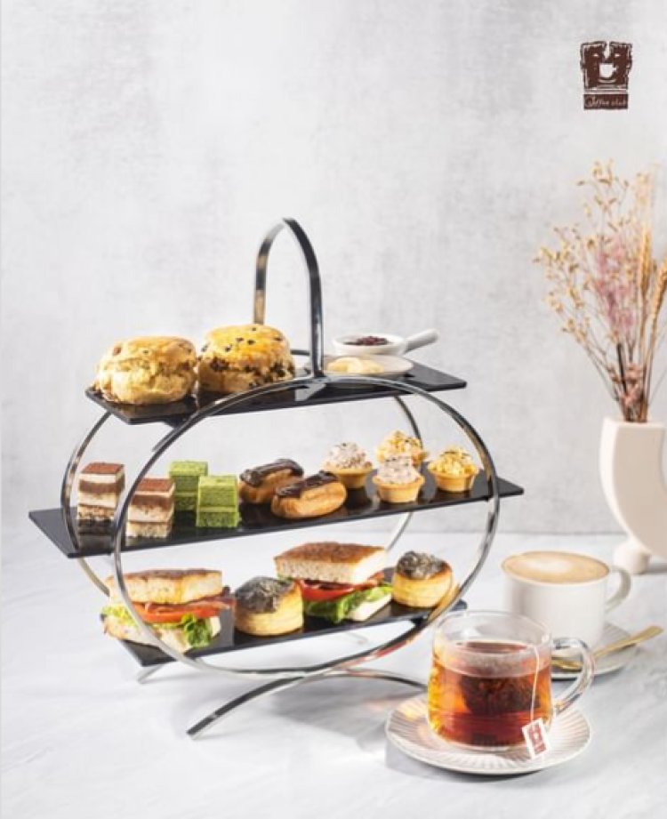 O Coffee Club high tea set for 2 pax @ $29.90