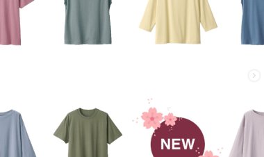 Muji comfortable spring tee @ $9.90 each