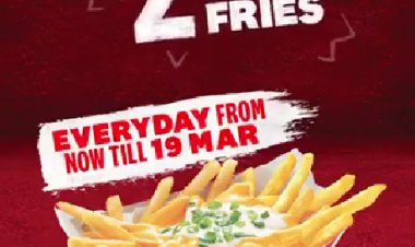 KFC @ $2.50 for cheese fries from now till 19 March