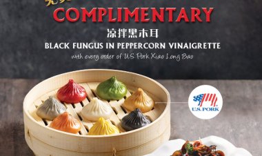 Paradise Dynasty free black fungus in peppercorn vinaigrette with every purchase of U.S Pork Xiao Long Bao till 31 March