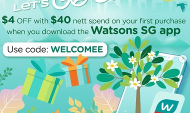 Watsons app $4 off with $40 spend on first app purchase