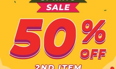 Skechers @ 50% off 2nd item get it at store Compass One