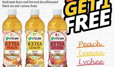 Daiso buy 2 free 1 Ito En Ice Tea 3 for @ $4.32 only