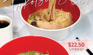 Tsuta Tonkutsu Soba for 2 pax @ $22.50 on Chope at Takashimaya outlet only till 22 Apr