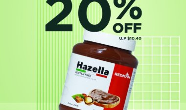 Phoon Huat Redman Hazella hazelnut spread @ 20% off promotion