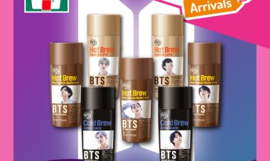 7 eleven BTS coffee launch collect all bottles of your favorite members