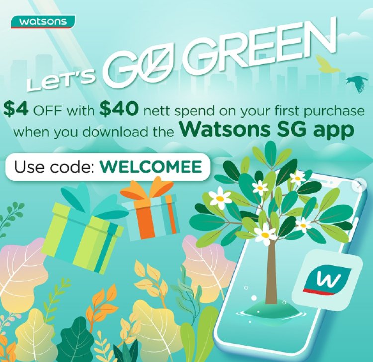 Watsons app $4 off with $40 spend on first app purchase