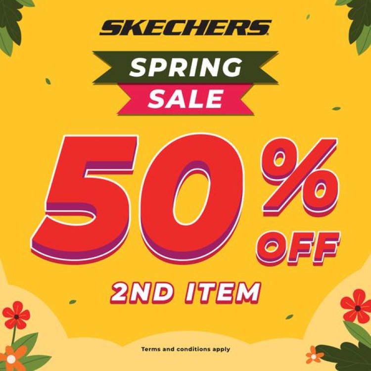 Skechers @ 50% off 2nd item get it at store Compass One