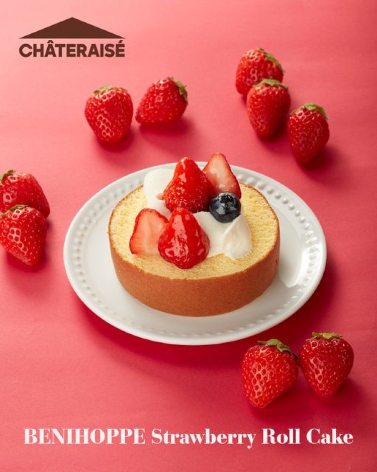 Chateraise new Benihoppe Strawberry Roll Cake available now