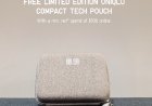 Uniqlo free limited edition compact tech pouch min spend $100 online