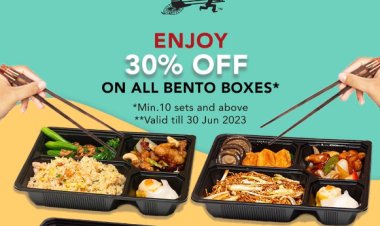 Yumcha Express 30% off all bento sets when you buy 10 sets and more
