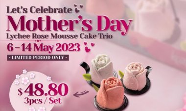Kazo Lychee Rose Mousse Cake Trio Mother'sDay special