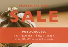By Invite Only 20% off Mother Day sale