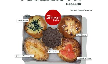 Barcook Bakery 5 crafted buns for $8 (up $14.90) 8 May till 14 May at PLQ