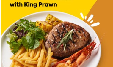 Collins 50% off Grilled NZ Tenderloin with King Prawn at The Woodleigh Mall  till 31May