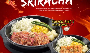 Pepper Lunch NEW flaming Sriacha dishes @ $9.90